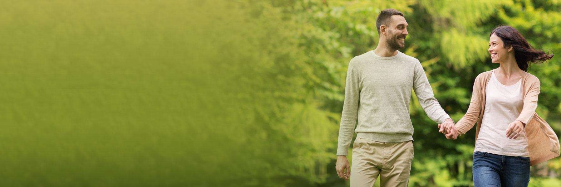 gum disease treatment mesquite | couple holding hands