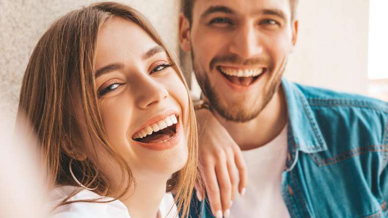 cosmetic dentistry mesquite | mesquite man and woman smiling 