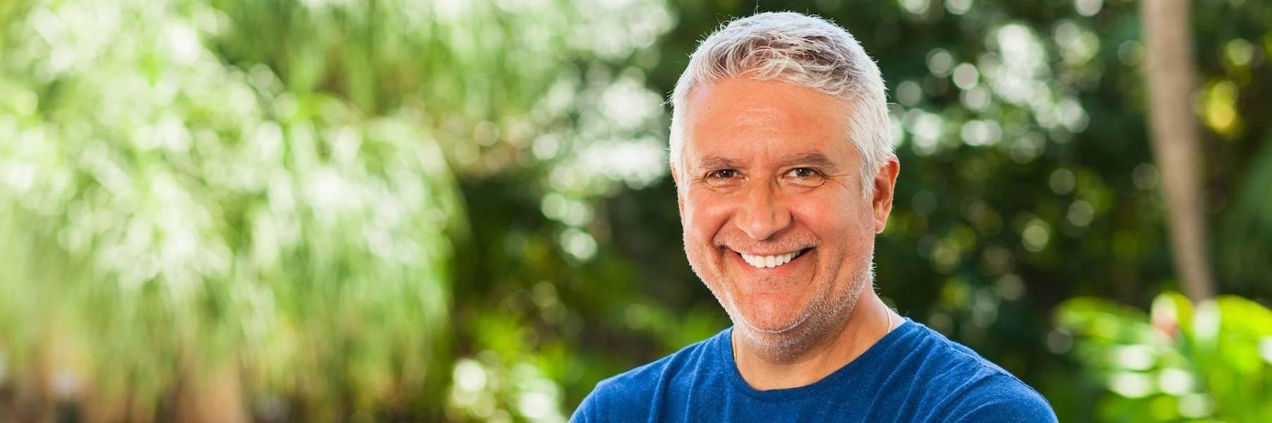 dental crowns mesquite | man smiling
