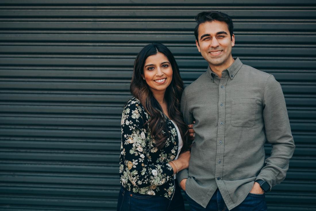 Dr. Lalani and his wife in Mesquite